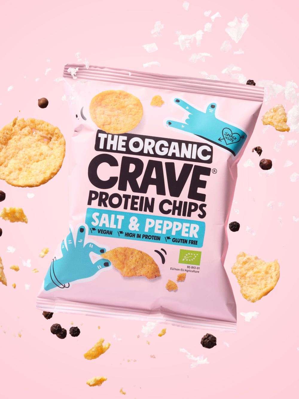 Organic Protein Chips | Salt & Pepper