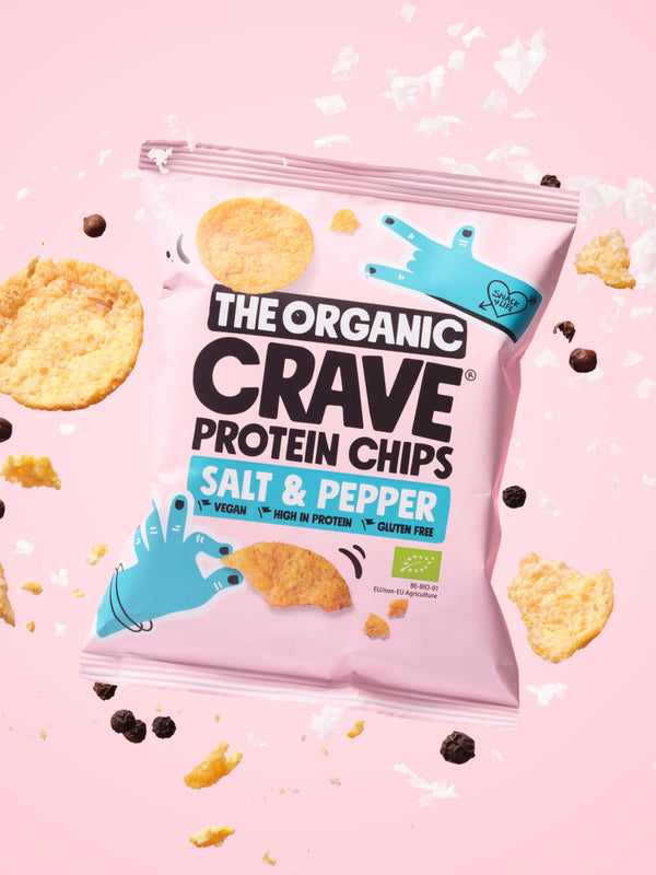 Organic Protein Chips | Salt & Pepper