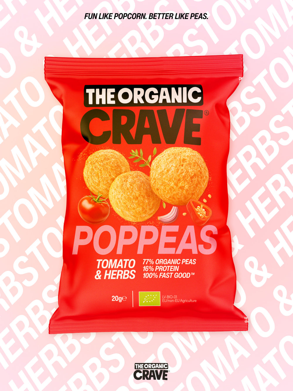 POPPEAS | Tomato & Herbs